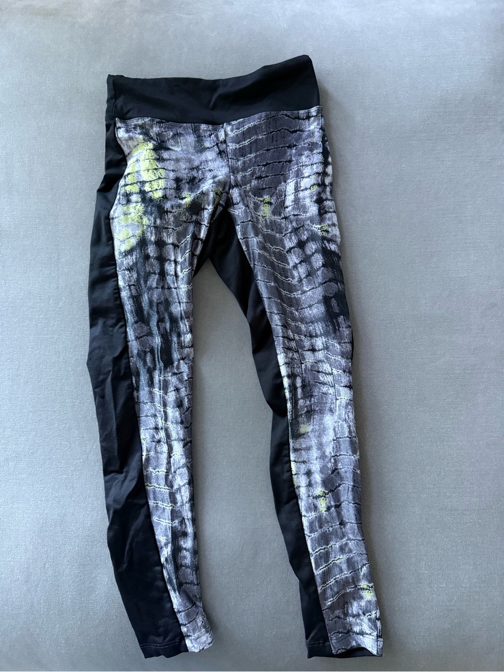 Koral Barry’s emulate snake print leggings